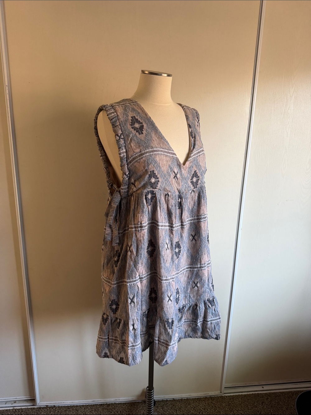 Print babydoll dress